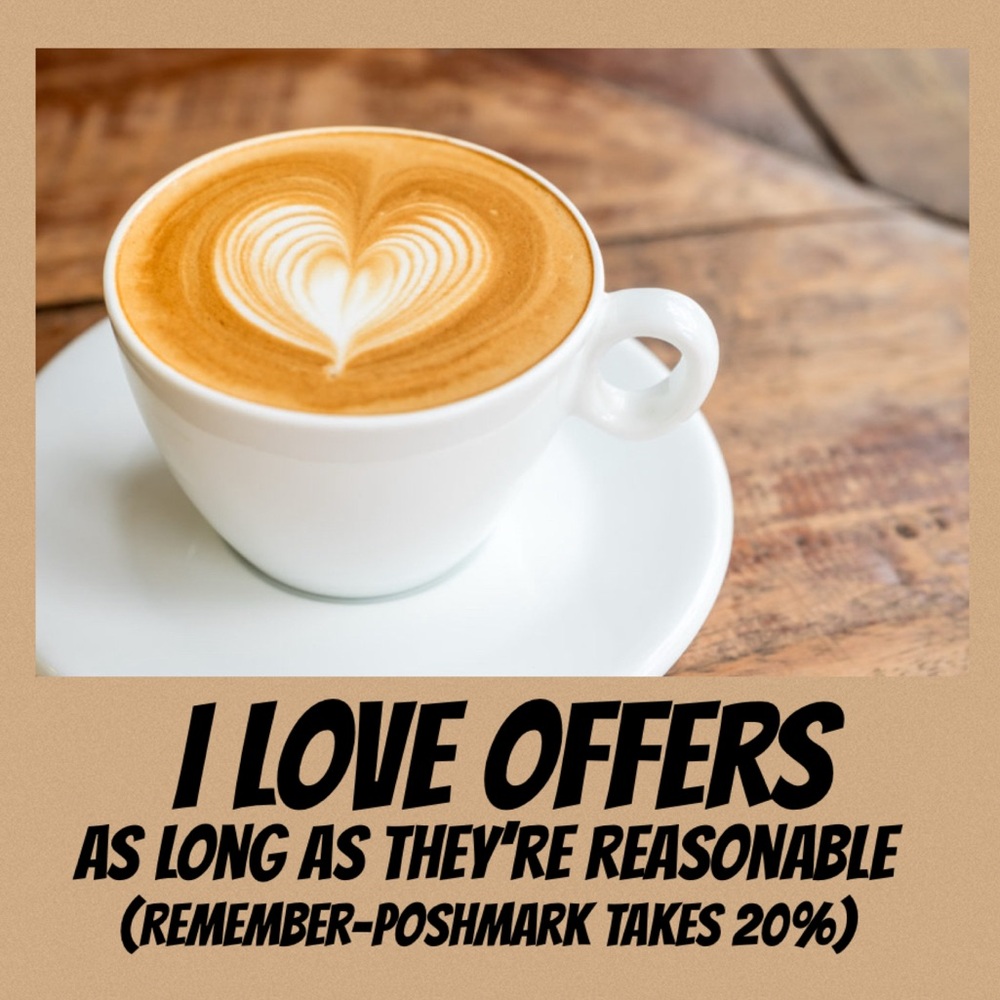 I ❤️offers-make em’ reasonable because posh takes 20%🌻